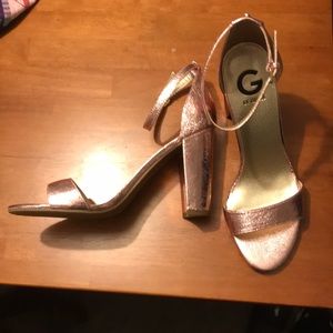 New Pink shiny Guess shoes